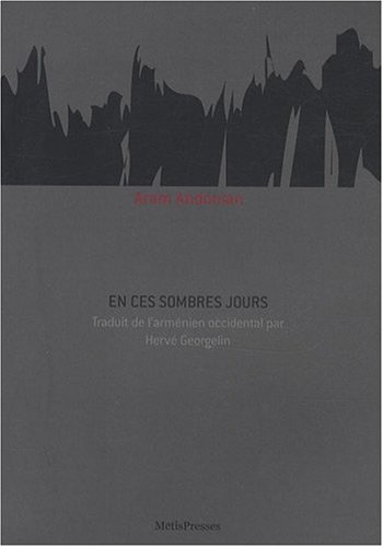 Stock image for En ces sombres jours for sale by AwesomeBooks