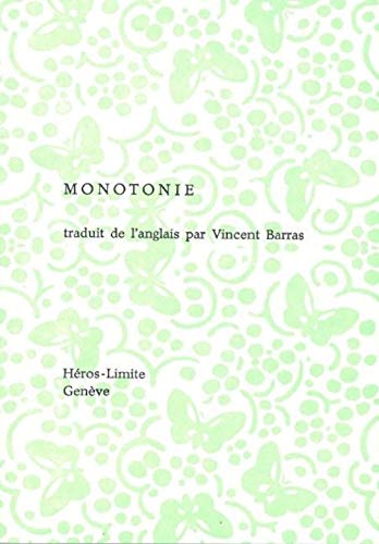 Monotonie (9782940358625) by Cutts, Simon