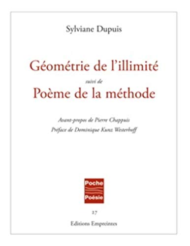 Stock image for Gomtrie de l'illimit, suivi du Pome de la mthode for sale by librairie le Parnasse