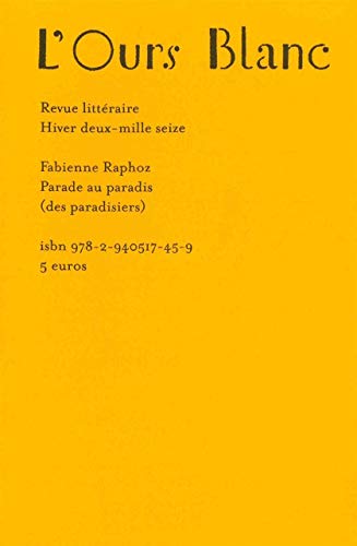 Stock image for Parade au paradis (des paradisiers) [Broch] Raphoz, Fabienne for sale by BIBLIO-NET