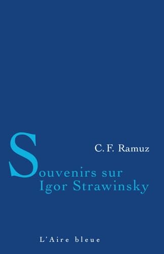 Beispielbild fr Souvenirs Sur Igor Strawinsky zum Verkauf von medimops