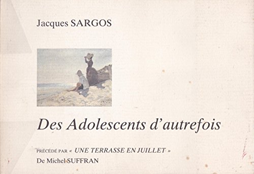 Stock image for Des Adolescents d'autrefois for sale by Ammareal