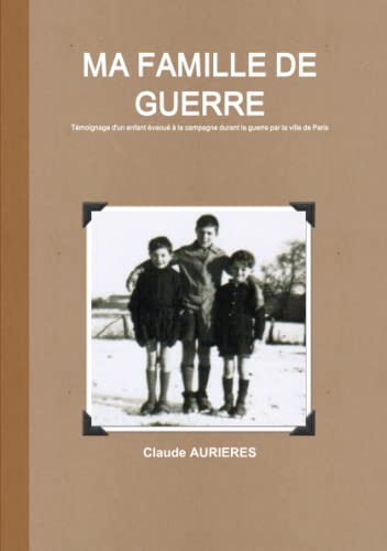 Stock image for Ma Famille De Guerre for sale by Revaluation Books