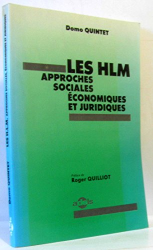 9782950290915: Les HLM, approches sociales, conomiques et juridiques