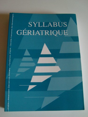 Imagen de archivo de Syllabus g riatrique a la venta por LeLivreVert