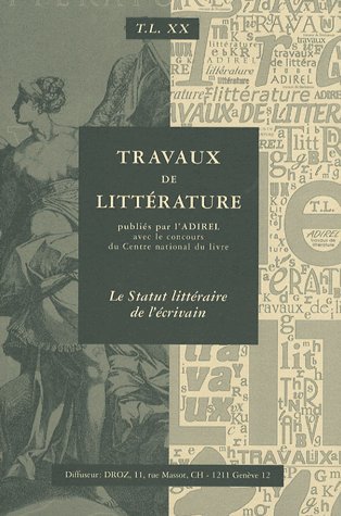 Beispielbild fr TRAVAUX DE LITTERATURE zum Verkauf von Gallix