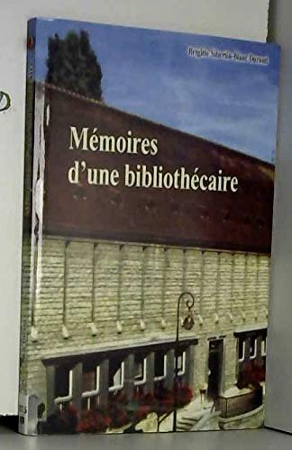 Imagen de archivo de Memoire d*une bibliothecaire a la venta por dsmbooks
