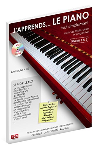 9782953817805: J'APPRENDS LE PIANO TOUT SIMPLEMENT VOL 1 + CD (French Edition)