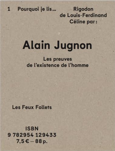 Beispielbild fr Pourquoi je lis Rigodon de Louis-Ferdinand C zum Verkauf von medimops