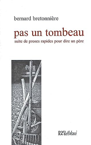 Stock image for Pas un tombeau for sale by pompon
