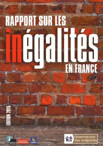 Imagen de archivo de Rapport sur les ingalits en France a la venta por medimops