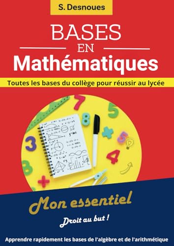 Beispielbild fr Les bases en mathmatiques: Mon essentiel (French Edition) zum Verkauf von Books Unplugged