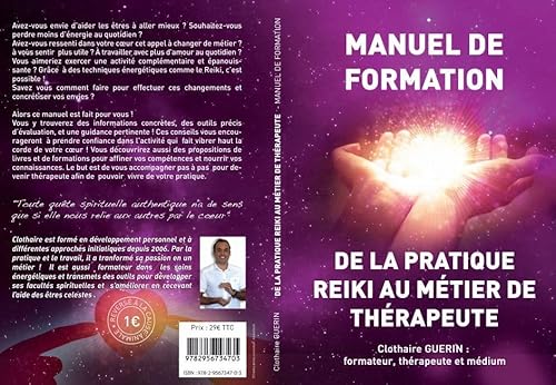 9782956734703: De la pratique Reiki au mtier de thrapeute: manuel de formation