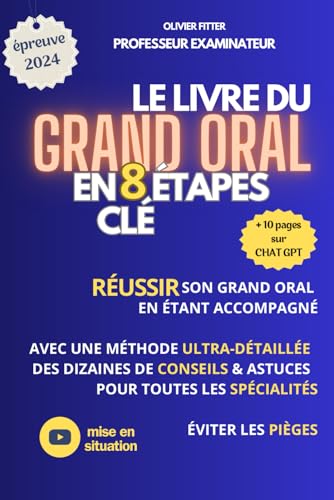 Beispielbild fr Le livre du grand oral: en 8 tapes cl (French Edition) zum Verkauf von GF Books, Inc.