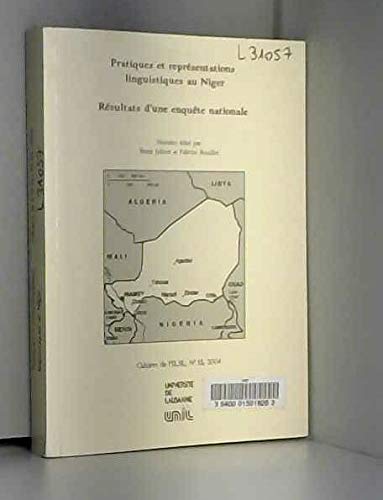 Beispielbild fr Pratiques et representations linguistiques au Niger. Resultats d?une enquete nationale. ( = Cahiers de l ILSL, 15) . zum Verkauf von ralfs-buecherkiste