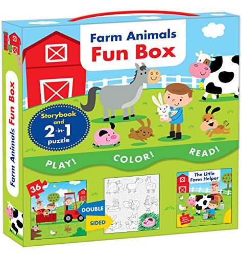 Beispielbild fr Farm Animal Fun Box Format: Die-Cut Book Novelty Book zum Verkauf von INDOO
