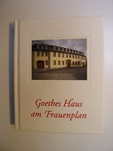 Beispielbild fr Goethes Haus am Frauenplan zum Verkauf von medimops