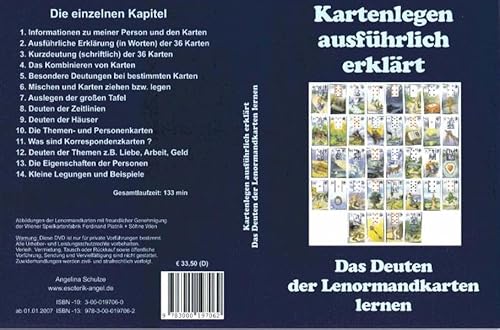 9783000197062: Kartenlegen ausfhrlich erklrt. DVD-Video: Das Deuten der Lenormandkarten lernen [Alemania]