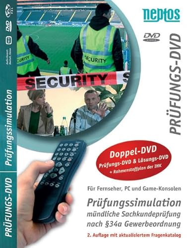 9783000241000: 2. AUFLAGE DVD Prfungssimulation mndliche Sachkundeprfung nach 34a Gewerbeordnung: Interaktive Prfungssimulation mndliche Sachkundeprfung nach ... und Antworten - Einzelarbeitsplatzversion