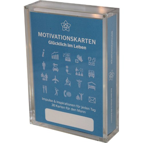 9783000383021: Glcklich im Leben - Motivationskartenset fr Mnner als positive Impulsgeber zur Selbstfindung und Inspiration: Business meets Spirit Edition II