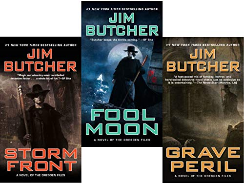 Imagen de archivo de Storm Front/ Fool Moon/ Grave Peril (Books 1-3 Dresden Files/ Boxed Set) a la venta por GF Books, Inc.