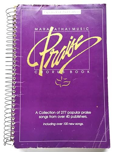 Imagen de archivo de Maranatha Music Praise Chorus Book a la venta por Patrico Books