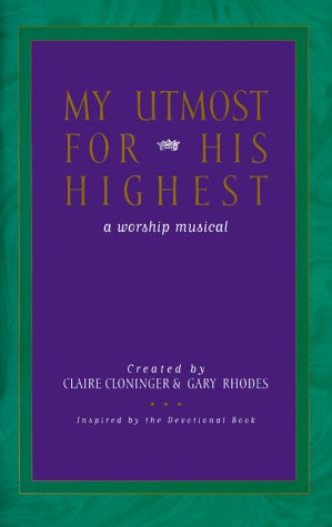 9783010353014: My Utmost for His Highest: Choral Book