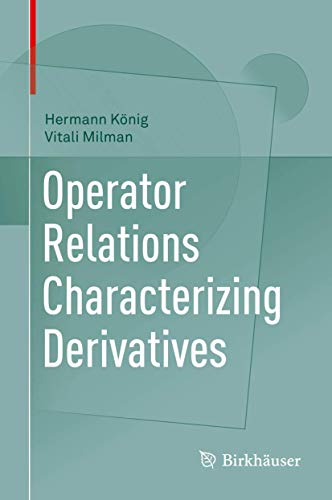 Stock image for Operator Relations Characterizing Derivatives for sale by Lucky's Textbooks