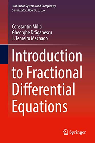 Imagen de archivo de Introduction to Fractional Differential Equations a la venta por Books Puddle