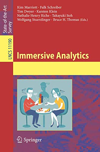 Stock image for Immersive Analytics (Lecture Notes in Computer Science (11190)) for sale by East Village Books