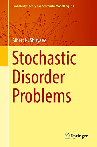 Stock image for Stochastic Disorder Problems. for sale by Gast & Hoyer GmbH