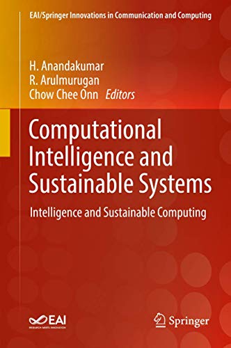 Beispielbild fr Computational Intelligence and Sustainable Systems : Intelligence and Sustainable Computing zum Verkauf von Buchpark