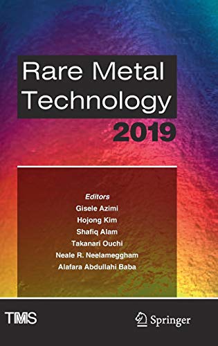 9783030057398: Rare Metal Technology 2019 (The Minerals, Metals & Materials Series)