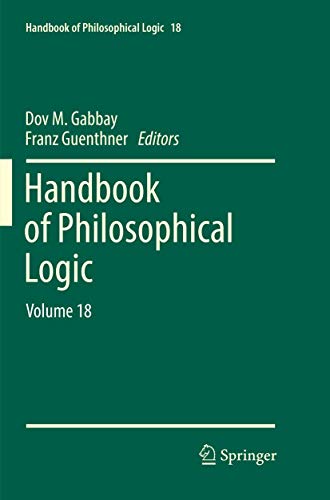 Stock image for Handbook of Philosophical Logic: Volume 18 (Handbook of Philosophical Logic, 18) for sale by GF Books, Inc.