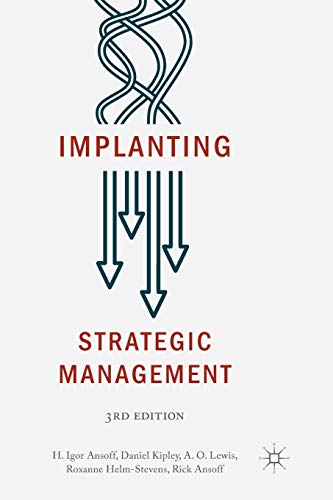 Beispielbild fr Implanting Strategic Management zum Verkauf von Monster Bookshop