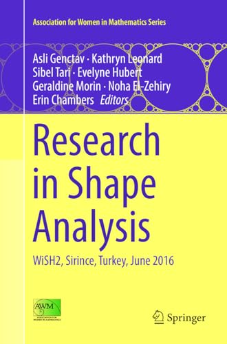 9783030083601: Research in Shape Analysis: WiSH2, Sirince, Turkey, June 2016