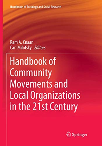 Stock image for Handbook of Community Movements and Local Organizations in the 21st Century for sale by Ria Christie Collections