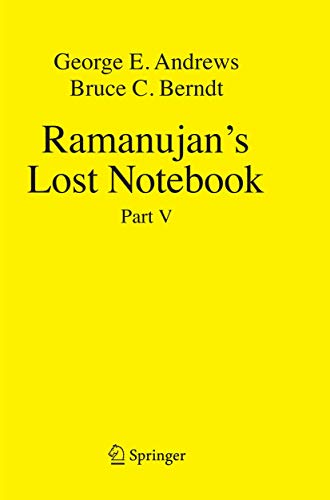 Stock image for Ramanujan's Lost Notebook: Part V for sale by GF Books, Inc.