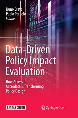 9783030087036: Data-Driven Policy Impact Evaluation: How Access to Microdata is Transforming Policy Design