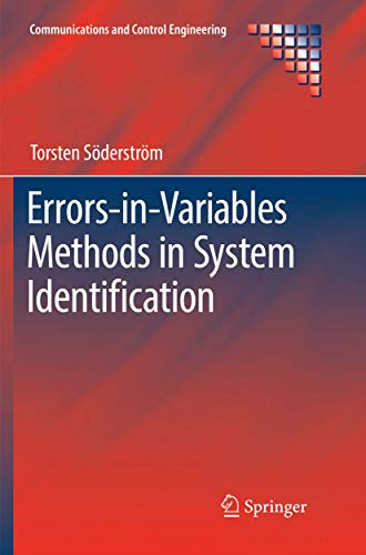 Image d'archives pour Errors-in-Variables Methods in System Identification (Communications and Control Engineering) mis en vente par dsmbooks