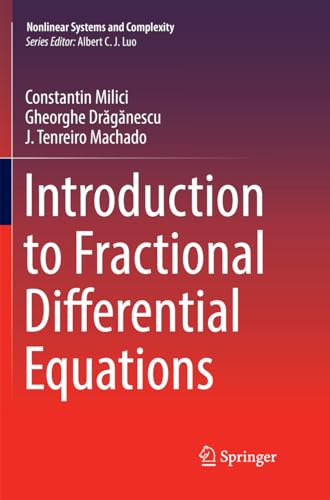 Imagen de archivo de Introduction to Fractional Differential Equations (Nonlinear Systems and Complexity, 25) a la venta por dsmbooks