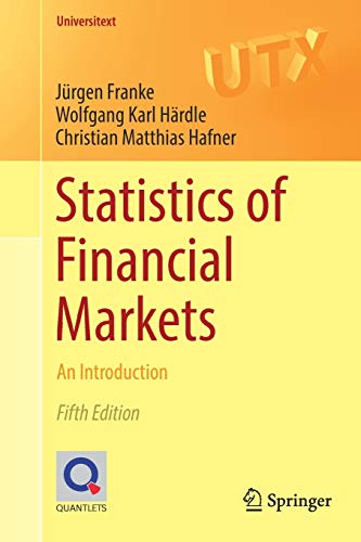 9783030137502: Statistics of Financial Markets: An Introduction (Universitext)