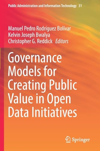 Imagen de archivo de Governance Models for Creating Public Value in Open Data Initiatives a la venta por Blackwell's