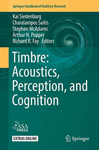 9783030148317: Timbre: Acoustics, Perception, and Cognition: 69