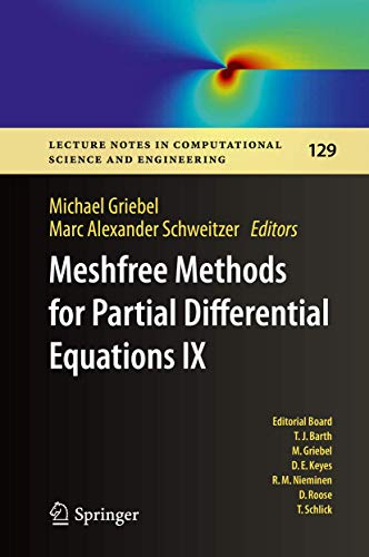 9783030151188: Meshfree Methods for Partial Differential Equations (9)