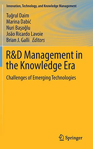 Stock image for R&D Management in the Knowledge Era. Challenges of Emerging Technologies. for sale by Antiquariat im Hufelandhaus GmbH  vormals Lange & Springer