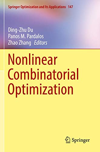 Beispielbild fr Nonlinear Combinatorial Optimization. zum Verkauf von Antiquariat im Hufelandhaus GmbH  vormals Lange & Springer