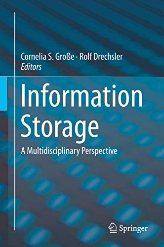 9783030192617: Information Storage: A Multidisciplinary Perspective