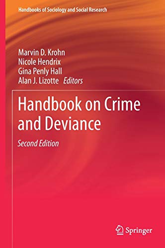 Stock image for Handbook on Crime and Deviance (Handbooks of Sociology and Social Research) for sale by medimops