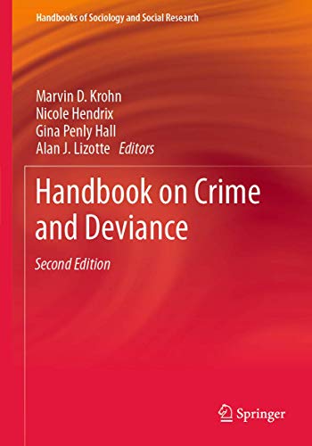 Imagen de archivo de Handbook on Crime and Deviance (Handbooks of Sociology and Social Research) a la venta por GF Books, Inc.